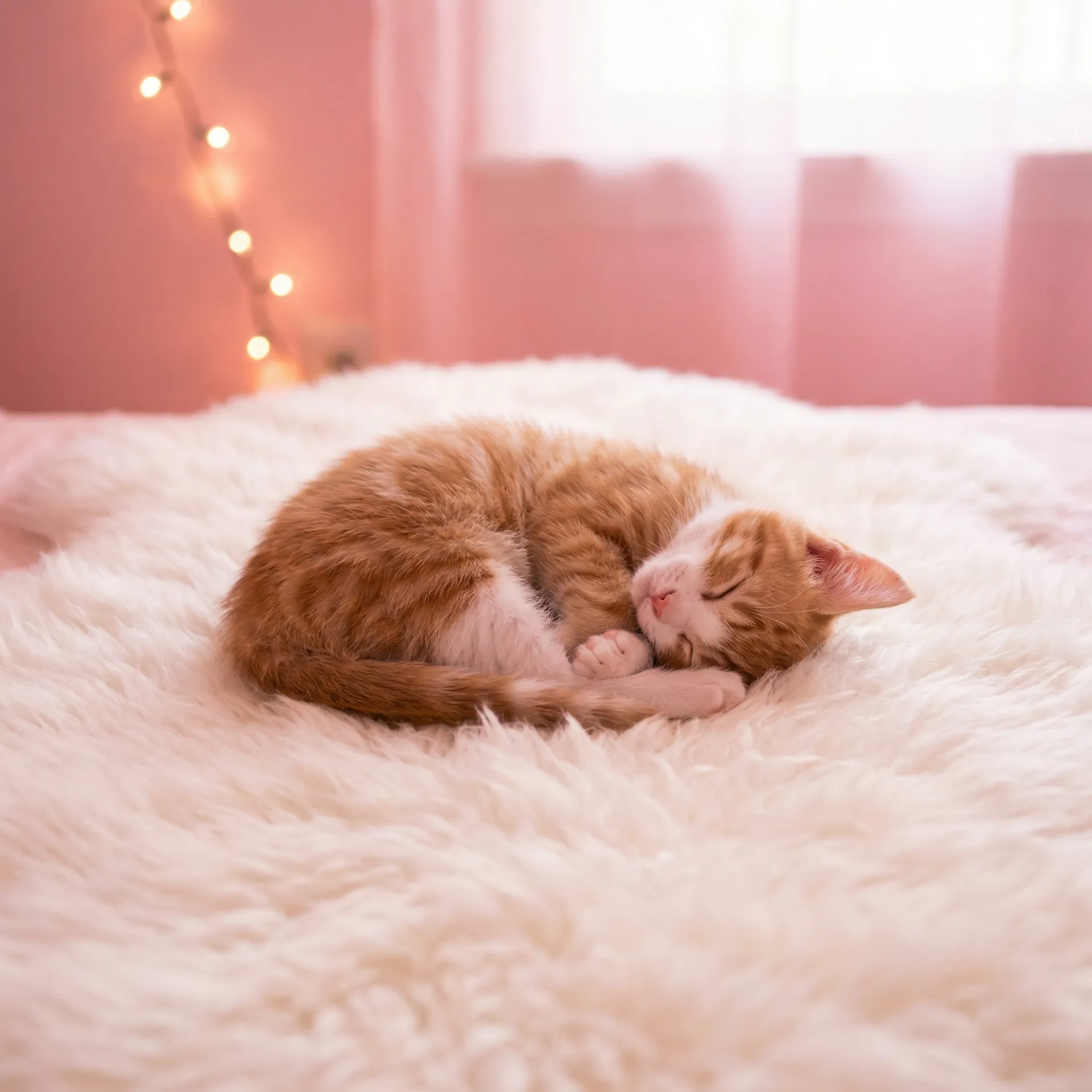 小猫蜷成一团入睡 - 少妇喷水