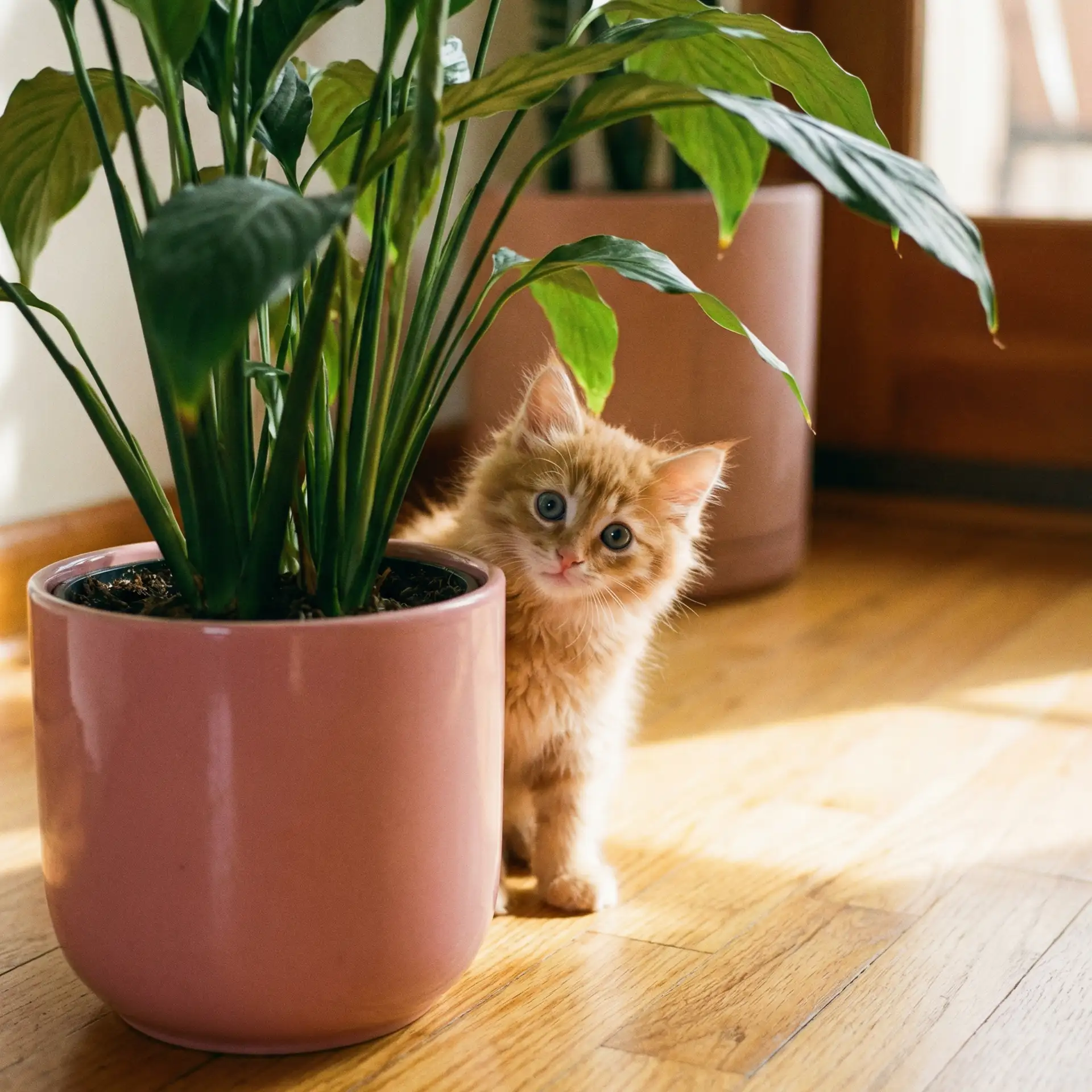 小猫从花盆后探头 - 少妇喷水